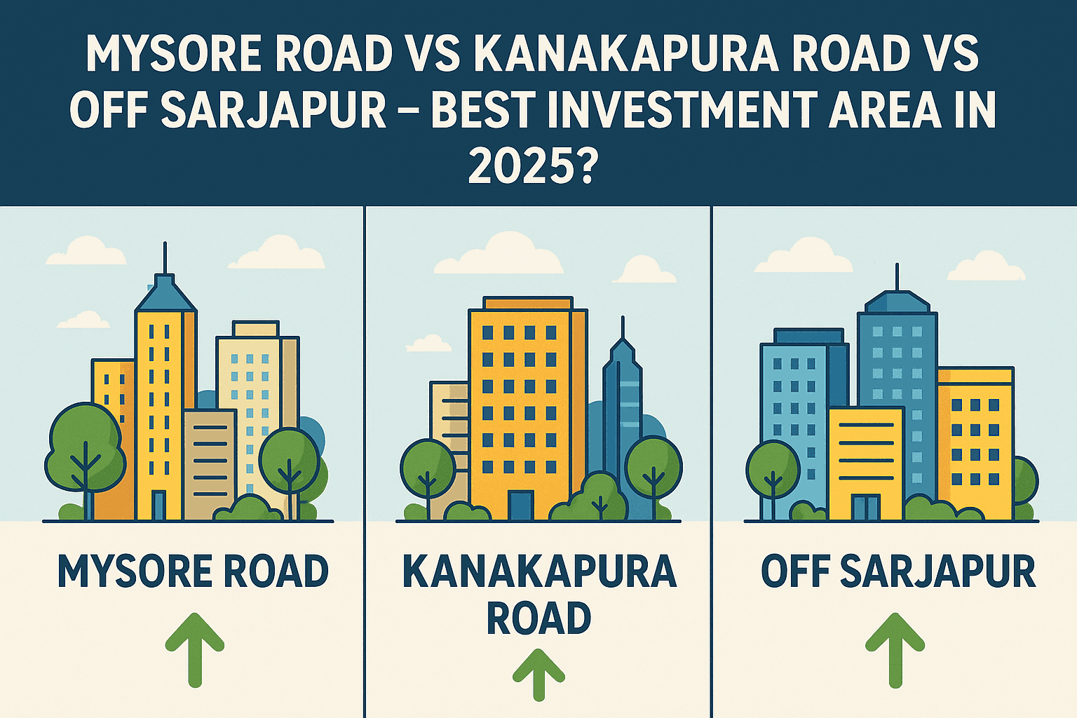 Mysore Road vs Kanakapura Road vs off Sarjapur