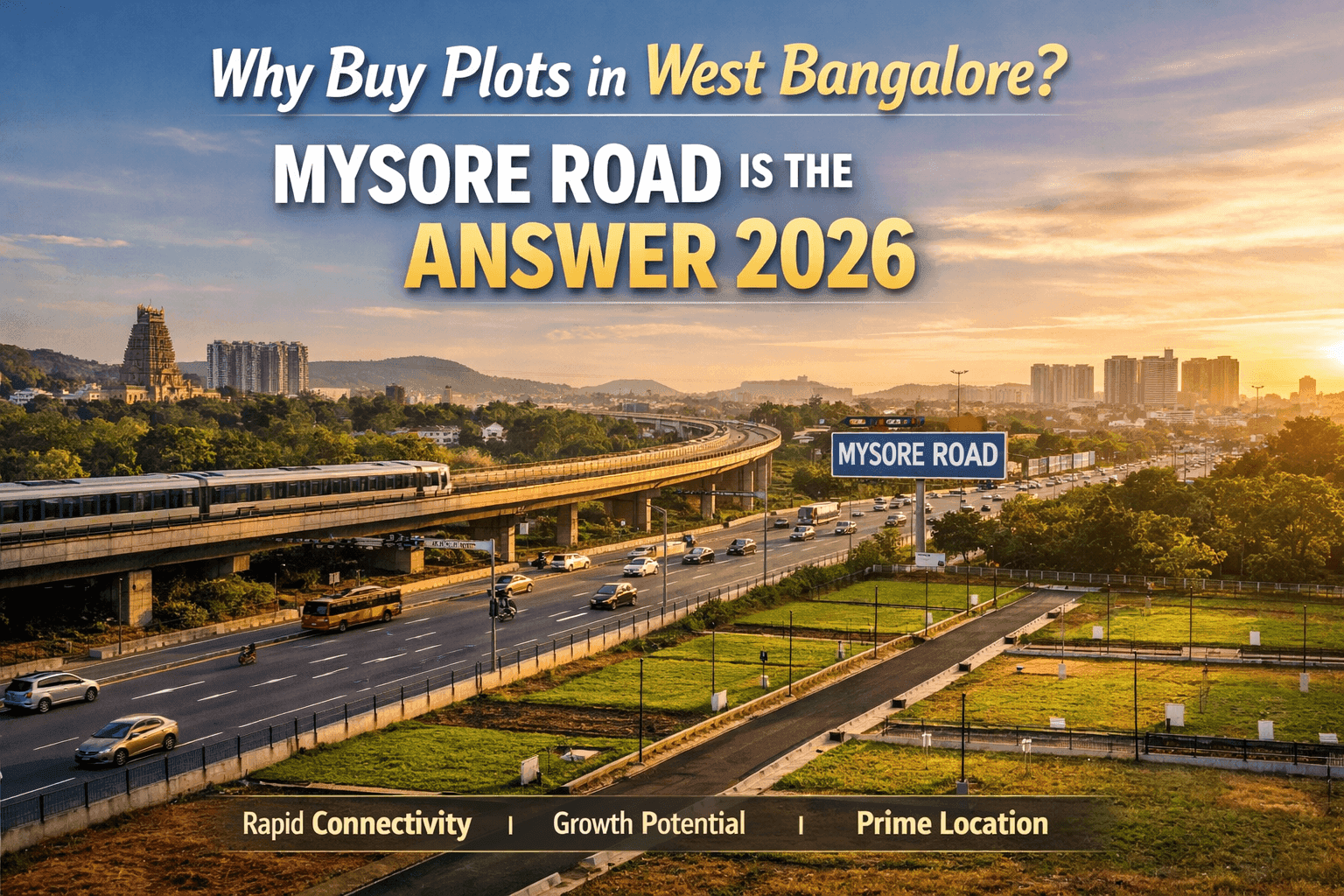 Why Buy Plots in West Bangalore? Mysore Road is the Answer 2026